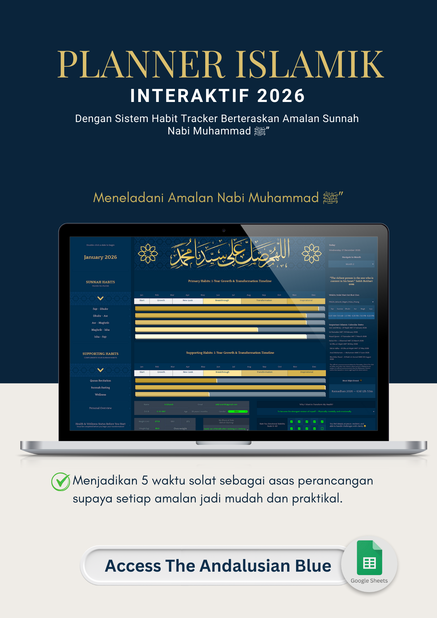 Planner Islamik Interaktif 2026