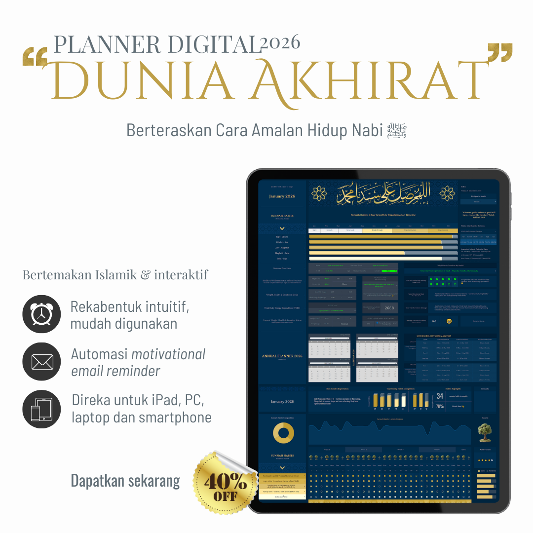 Planner Islamik Interaktif 2026